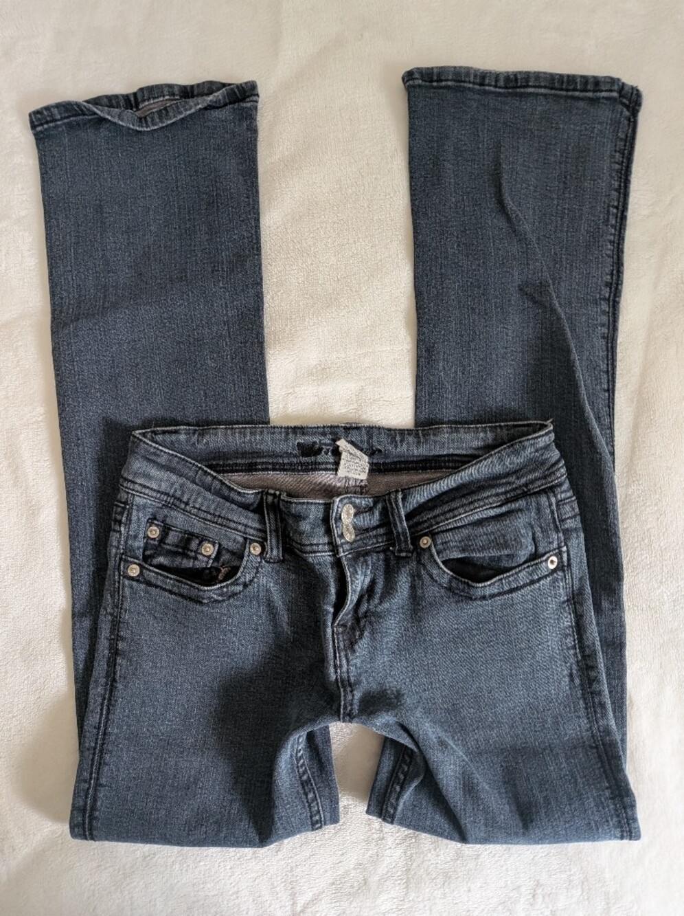 2000's wet seal low waisted flare jeans